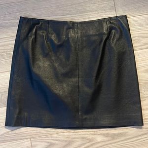 BB Dakota leather mini skirt